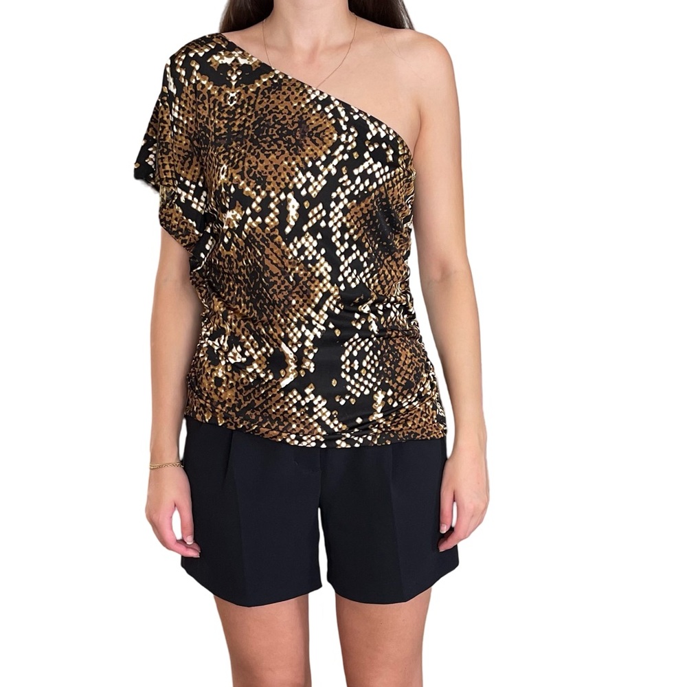 Michael Kors, One Shoulder Top, Size M,